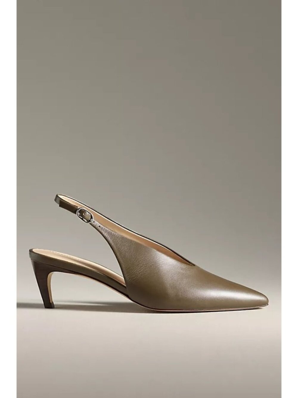 G-4. Anthropologie Pointed-Toe Slingback Pumps US 7